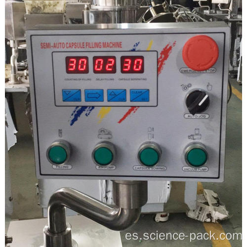 Máquina de llenado de cápsulas semiautomática